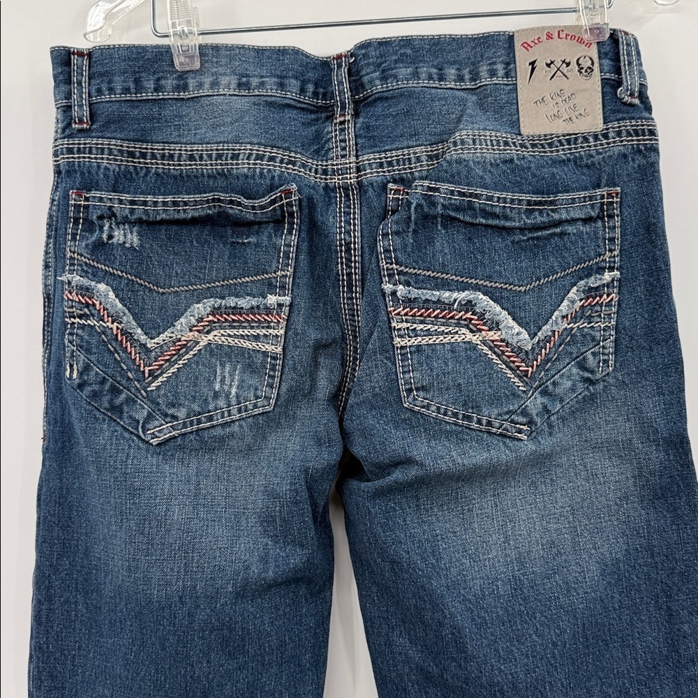 Axe & Crown Men's Blue Slim Fit Jeans Size 32 - Picture 5 of 12